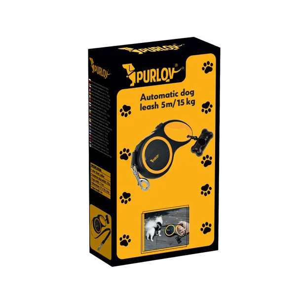 Automatic dog leash 5m/15kg Purlov 19788