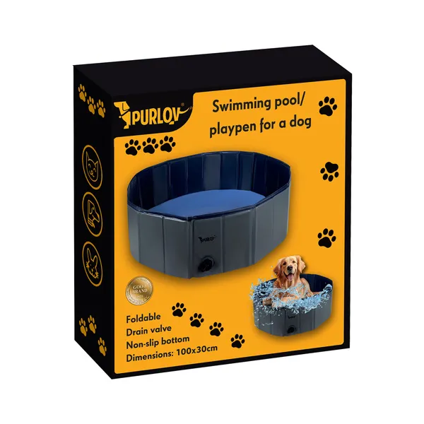 Folding dog pool/pen 100x30 Purlov 20929