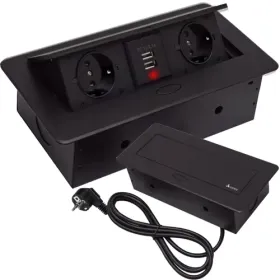 Izoxis 21446 double USB socket hidden in the countertop | Buy online — Megaluks