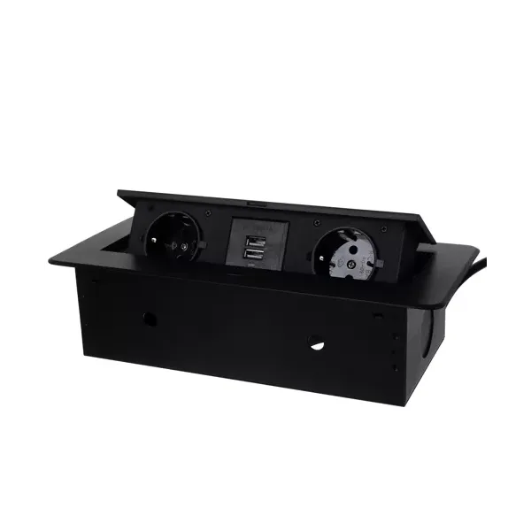 Izoxis 21446 double USB socket hidden in the countertop | Buy online — Megaluks