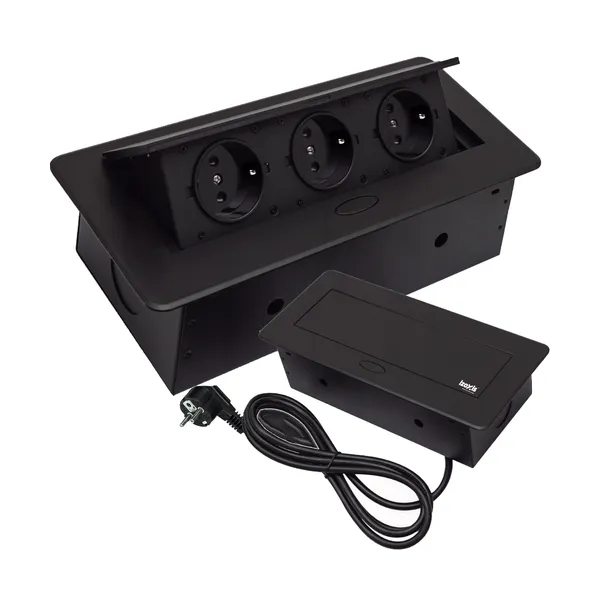 Socket hidden in the countertop - triple Izoxis 21659