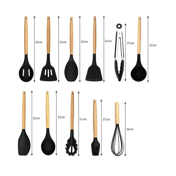 Kitchen utensils - set of 12 Ruhhy 21804