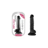 Realistlik dildo VSCNOVELTY Must 17,8 cm