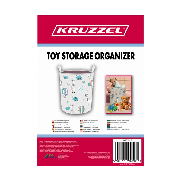 Toy basket - organizer Kruzzel 22013 | Buy online — Megaluks