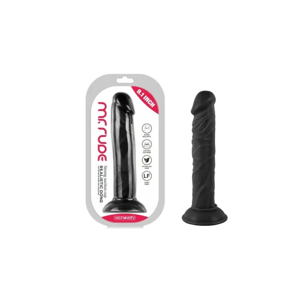 Reālistiskais Dildo VSCNOVELTY Melns 23,1 cm