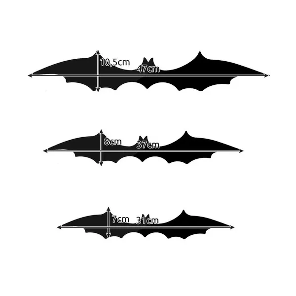 Bat - decoration set of 3 Malatec 22004 | Buy online — Megaluks