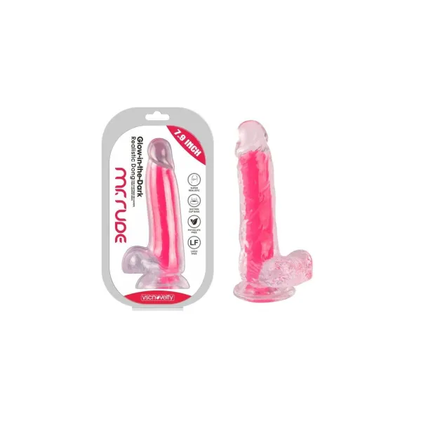 Realistinis vibratorius VSCNOVELTY TPE Rožinė 20 cm