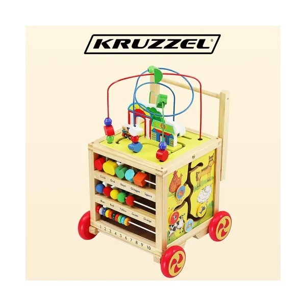 Koka stūmējs - Izglītojošs kubs 22606 | Pirkt tiešsaistē — Megaluks