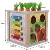 Wooden educational cube - Kruzzel sorter 22566 | Buy online — Megaluks