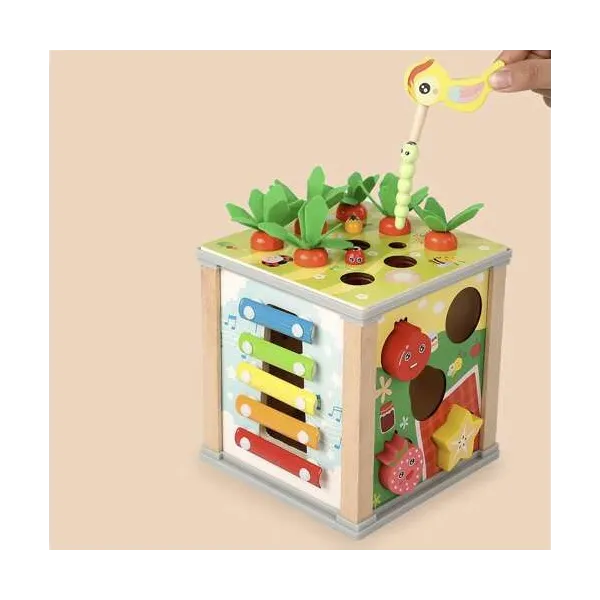 Wooden educational cube - Kruzzel sorter 22566 | Buy online — Megaluks
