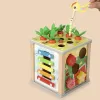 Wooden educational cube - Kruzzel sorter 22566 | Buy online — Megaluks