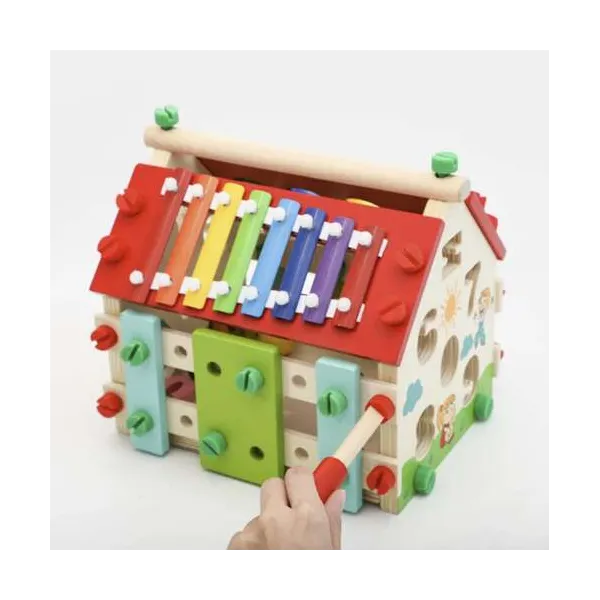 Wooden educational house Kruzzel 22564