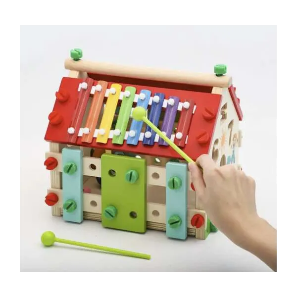 Wooden educational house Kruzzel 22564