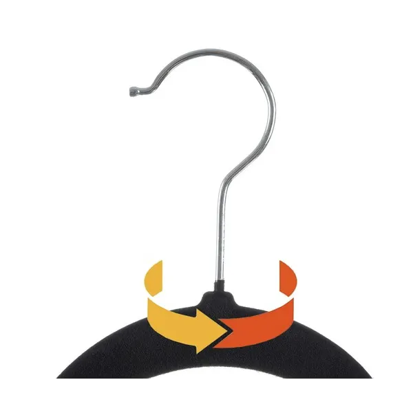 Clothes hanger 20pcs - black Ruhhy 22536 | Buy online — Megaluks