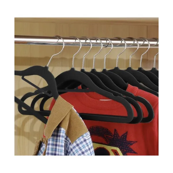 Clothes hanger 20pcs - black Ruhhy 22536 | Buy online — Megaluks