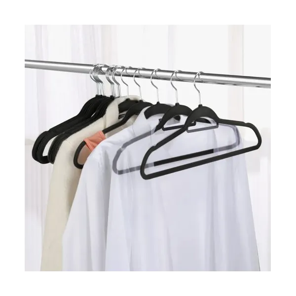 Clothes hanger 20pcs - black Ruhhy 22536 | Buy online — Megaluks