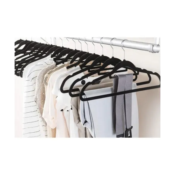 Clothes hanger 20pcs - black Ruhhy 22536 | Buy online — Megaluks