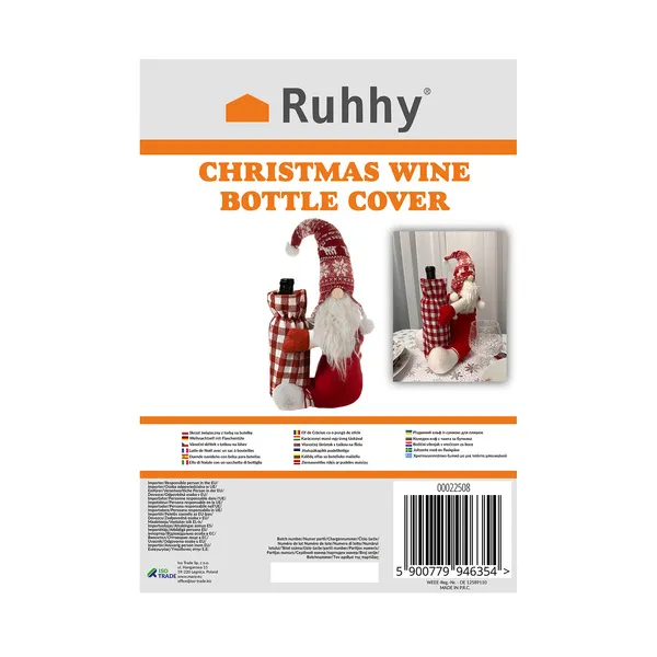 Christmas elf with bottle bag Ruhhy 22508
