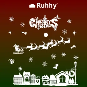 Christmas window stickers Ruhhy 22305 | Buy online — Megaluks