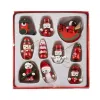 Baubles/Christmas tree pendants 10pcs Ruhhy 22943