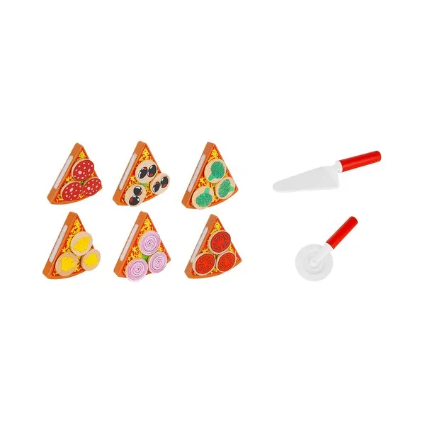 Wooden pizza - set 22471 | Buy online — Megaluks