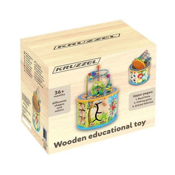 Wooden educational cube 22429 | Buy online — Megaluks