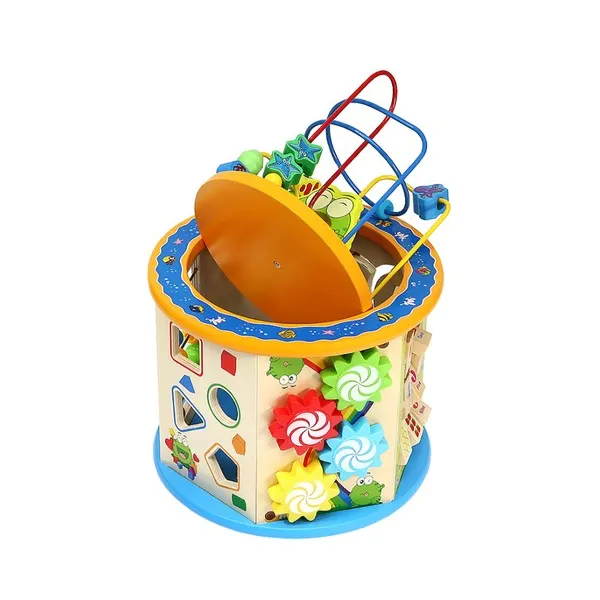 Wooden educational cube 22429 | Buy online — Megaluks