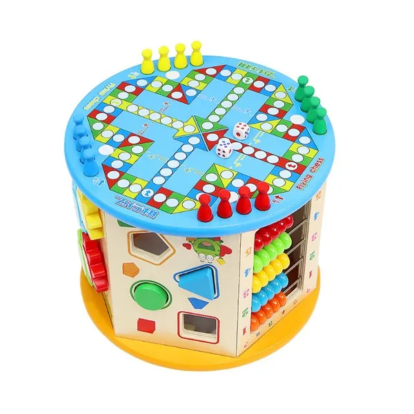 Wooden educational cube 22429 | Buy online — Megaluks
