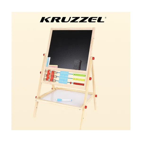 Kruzzel 22472 divpusēja koka tāfele | Pirkt tiešsaistē — Megaluks