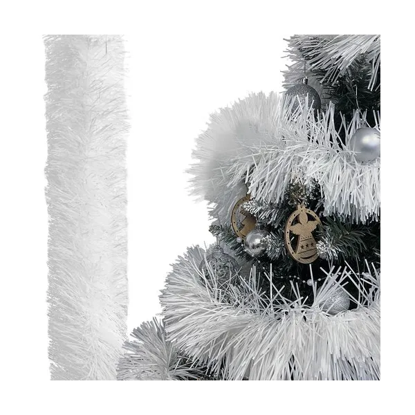 Christmas tree garland - white 6m Ruhhy 22307 | Buy online — Megaluks
