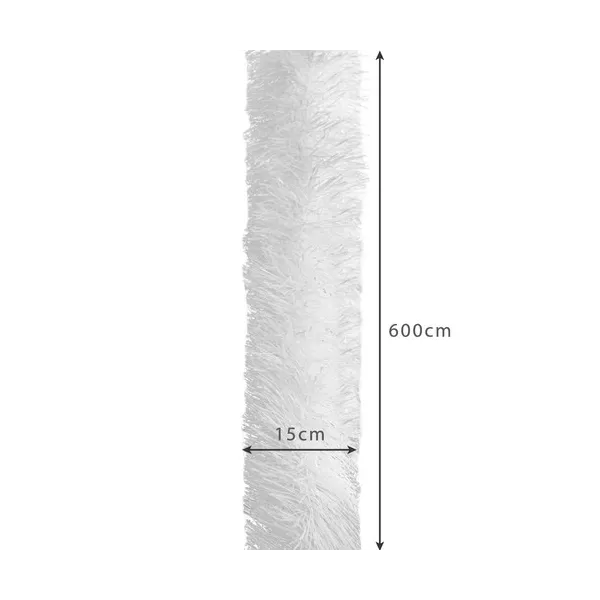 Christmas tree garland - white 6m Ruhhy 22307 | Buy online — Megaluks