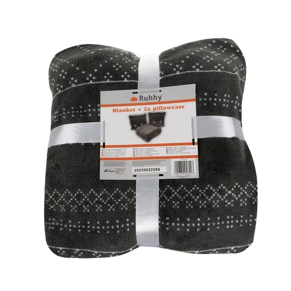 Blanket 1.6x2m + 2x pillowcase Ruhhy 22598 | Buy online — Megaluks