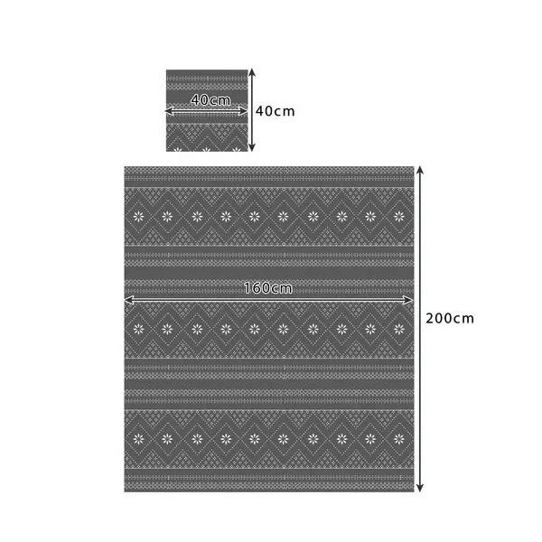 Blanket 1.6x2m + 2x pillowcase Ruhhy 22598 | Buy online — Megaluks