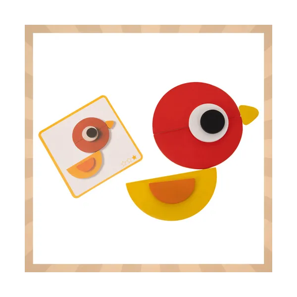 Wooden puzzle - Kruzzel puzzle 22426