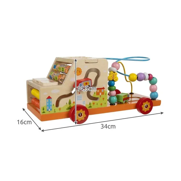 Wooden car sorter Kruzzel 22652