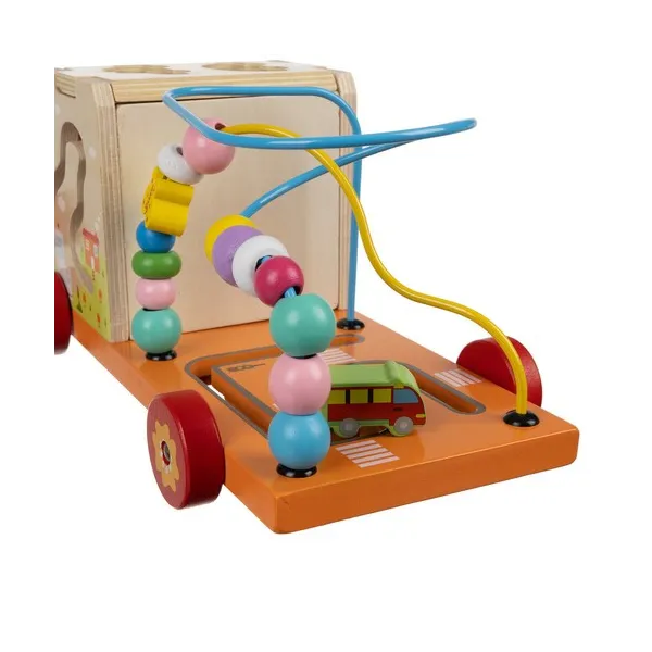 Wooden car sorter Kruzzel 22652