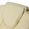 Office chair with footrest - beige Malatec 23287
