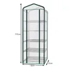 Mini foil greenhouse - 5 shelves 23359 | Buy online — Megaluks