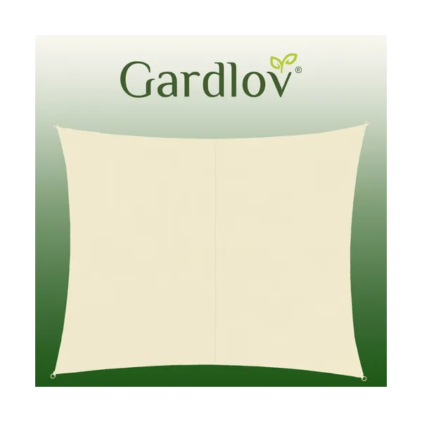 Sunshade sail 3x2m - beige Gardlov 23163