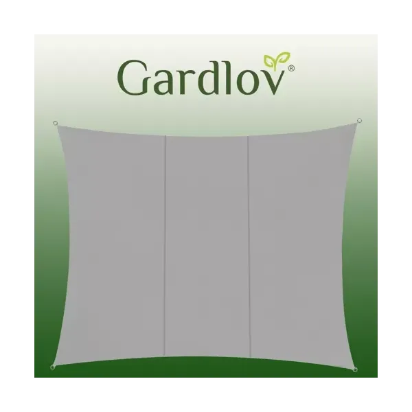 Sunshade sail 4x3m - gray Gardlov 23143