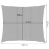 Päikesesirm puri 4x3m - hall Gardlov 23143 | Osta veebist — Megaluks