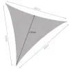 Sunshade sail 3x3x3m gray Gardlov 23147