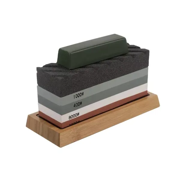 Sharpener for Kitchen Knives Chisels Water Stone Sharpening Stone + Strap RUHHY 23763