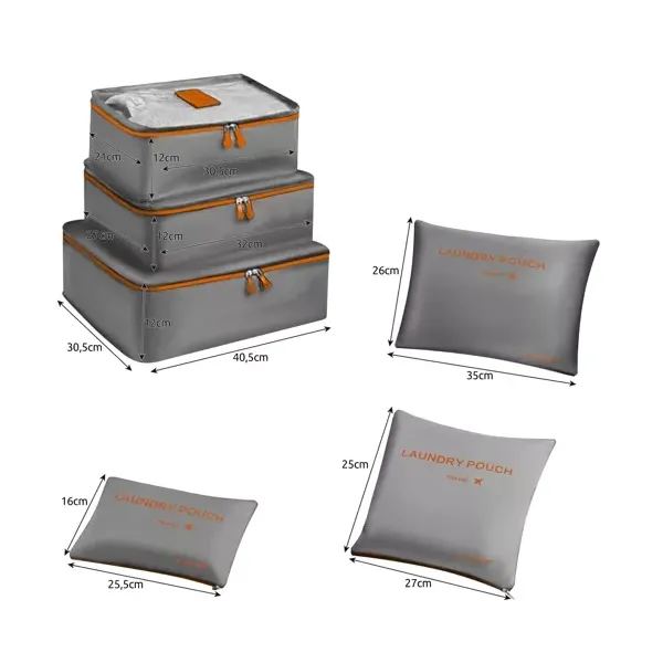 Travel organizer - 6 pcs Trizand 23183 | Buy online — Megaluks
