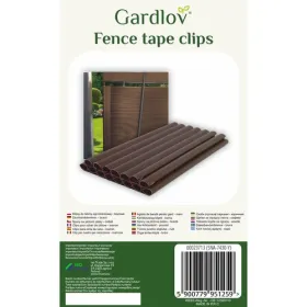 Fence Tape Clips - Brown 23713 | Buy online — Megaluks