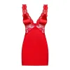 Secred alusmekko & stringit S/M Obsessive Secred chemise Punainen