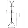 Seisev riidepuu 170cm - must Ruhhy 23815 | Osta veebist — Megaluks