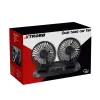 Automobilinis ventiliatorius 12V dvigubas Xtrob | Pirkti internetu — Megaluks