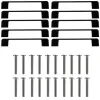 Black furniture handle - 10 pcs. Ruhhy 24190