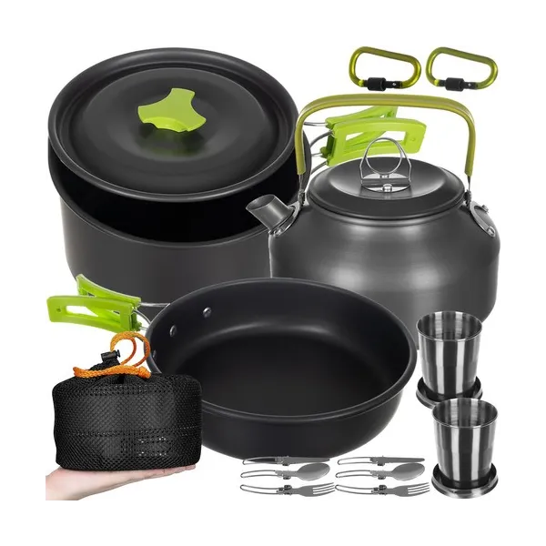 Tourist tableware Trizand 23667 18 pcs.